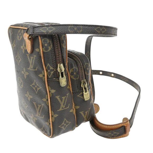 LOUIS VUITTON Mini Amazon Shoulder Bag Monogram Leather Brown M45238 86FC140 - Picture 4 of 15